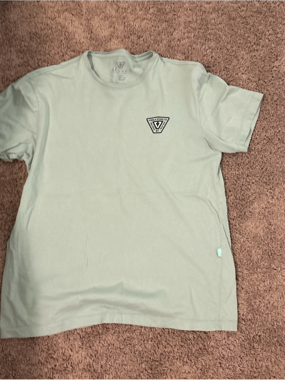 VISSLA Short Sleeve Crewneck T-Shirt in Mint